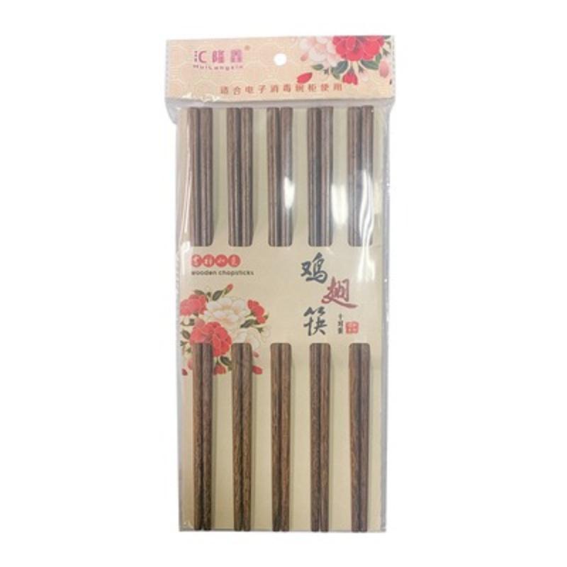 10Pairs Wooden Chopsticks Chinese Style Natural Rosewood Chopsticks Reusable New Healthy Sushi Food Stick Kitchen Utensils