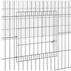 Vidaxl Klatka Dla Królika, 4 Panele, 433X109X54 Cm, Żelazo
