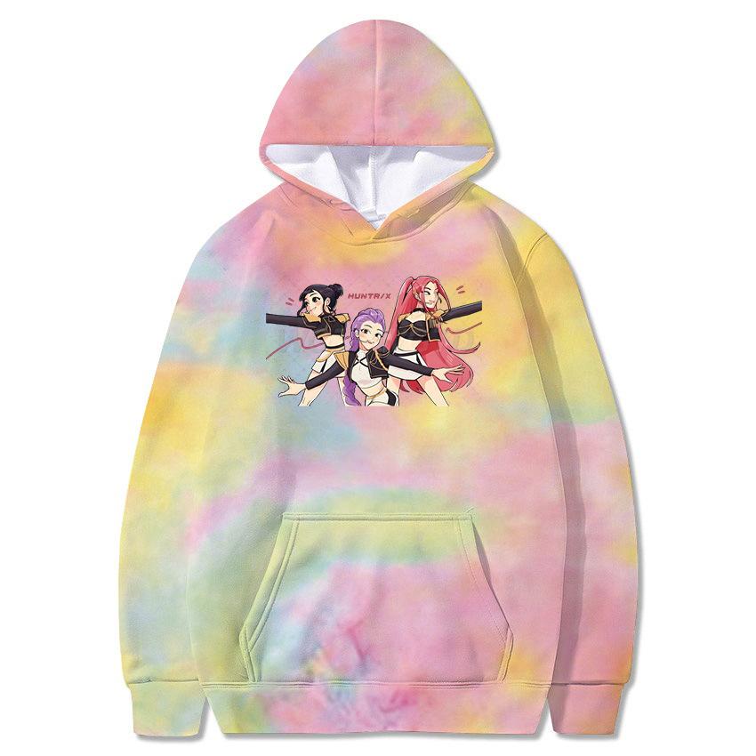 New KPop Peripheral Hooded Sweatshirt Personalized Versatile Pullover Loose Casual Fashionable Women's Hoodies