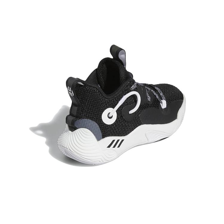 Adidas Harden Stepback 1 Abrasion Resistant Abrasion Resistant Mid top Performance Basketball Shoes Black White GY8646