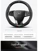 Натуральная кожа, карбон, замша, чехол на руль для Honda CRV 07-23, всесезонный, универсальный