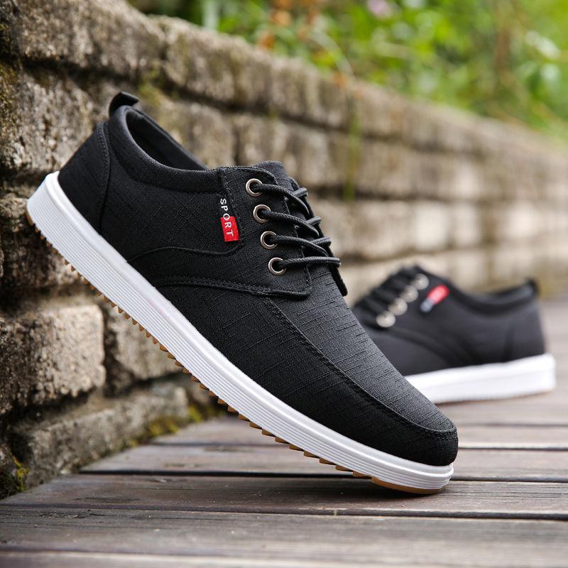 2025 Canvas Sneakers Men Vulcanized Odorless Oxfords Shoes Male Casual Breathable Trainers Sport Shoes Boys Student Plimsolls