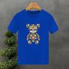 New Design High Quality Luxury Brand Bear Printing Clothing T-Shirt Harajuku 100% Cotton For Men's O-Neck Short Sleeve Top Tees