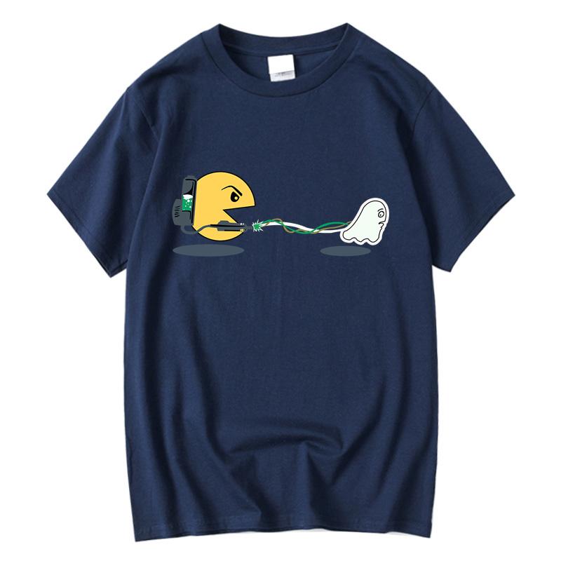 Летняя повседневная мужская высококачественная футболка 100% хлопок с забавным принтом, свободная футболка с круглым вырезом для мужчин, короткий рукав, мужские топы, футболки