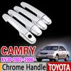 Хромированная накладка на ручку для Toyota Camry 30 XV30 2002 2003 2004 2005 2006 Daihatsu Altis аксессуары наклейки стайлинг автомобиля