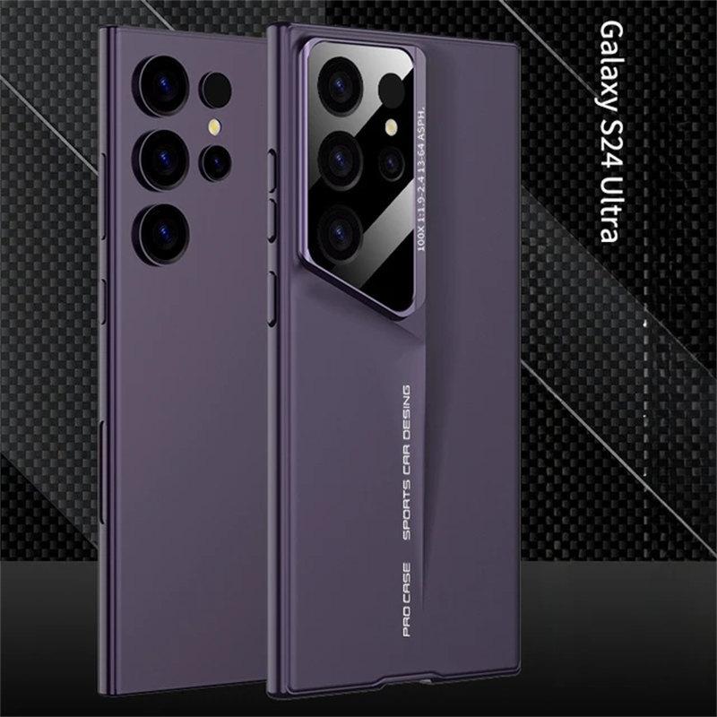 Frosted Plastic Hard Shell S24 Ultra Phone Case for Samsung Galaxy S24 S23 S22 Ultra Shockproof Protective Cover