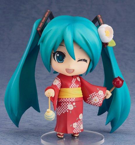 Nendoroid Character Vocal Series 01 Хацунэ Мику Юката Летняя Камелия Окрашенная Подвижная Фигурка Вер. Немасштабируемый АБС и ПВХ