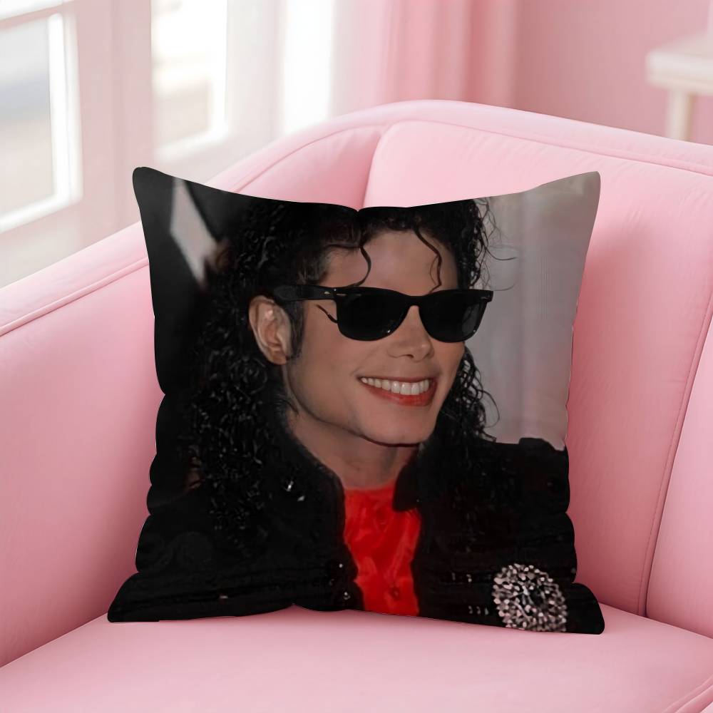 Classic Singer M-Michael Jackson Pillow Case Printed Pillowcase for Living Room Sofa Cushion Cover & Bedroom Decor