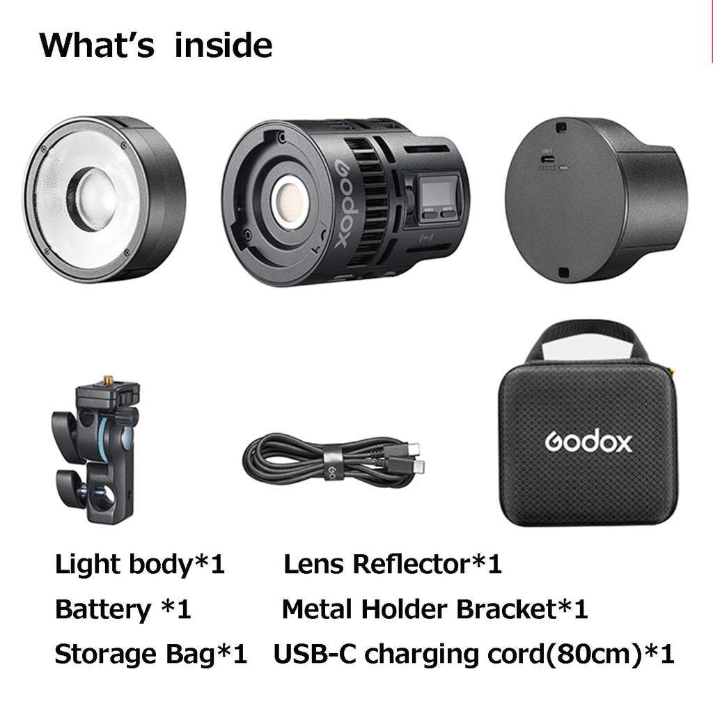 GODOX RS60R 60 Вт Полноцветный RGB Светодиодный свет Режим Подключение NFC Управляемый Подходит для Киностудий 1800K-10000K CCT/FX DMX/Приложение Фотографы,