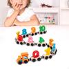 Wooden Magnetic Number Train Toys Early Education for Kids Party Toy Infants