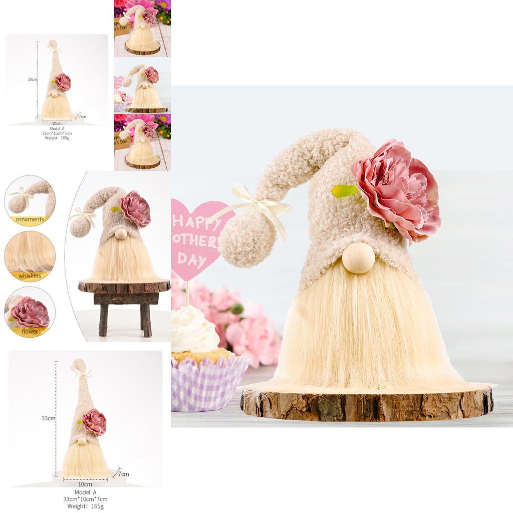 Очаровательная плюшевая кукла Гвоздика Рудольф для празднования Дня матери, подарок, декор