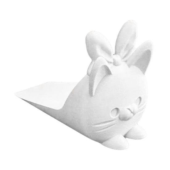 3D Printed Door Stoppers, Cute Cat Door Stopper Wedge, Thick Stable Non-Slip Windproof Anti-Collision Doorstop for Home Floor Desktop Ornament