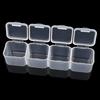 1Set 28 Lattice Plastic Nail Tool Decorations Empty Storage Case Box