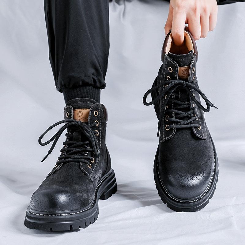 Ботинки Martin мужские осенние новые британские ветроподъемные не волновые оснастки ревеневые ботинки для спорта на открытом воздухе альпинистские ботинки 6516-R