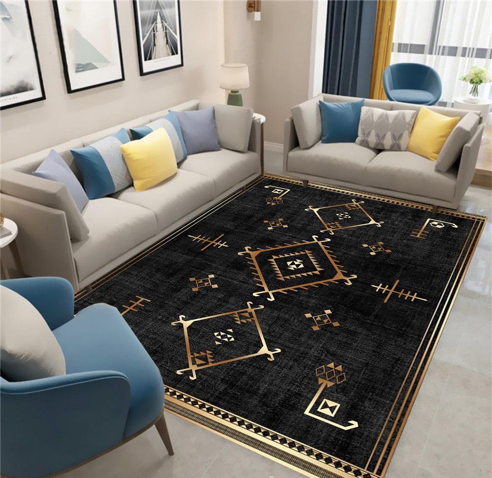 Марокканский богемный стиль Ковер Гостиная Диван Спальня Придверный коврик Нескользящий Мультяшный Каваий Домашнее украшение Коврик для девочки