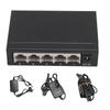 Ethernet Switch  Port Gigabit Ethernet Splitter Plug and Play Silent  Metal Network Hub Fo