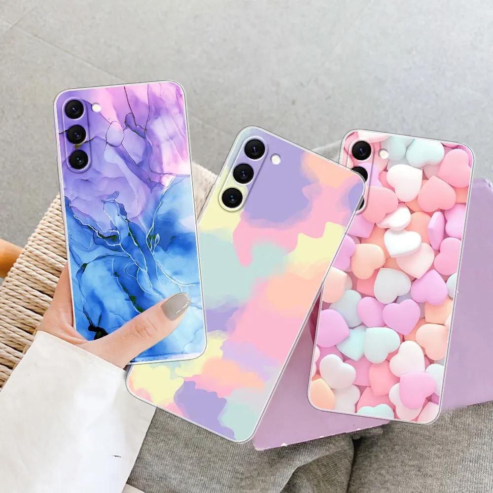 For Samsung S23 Case Clear Soft Silicone Phone Cover for Samsung Galaxy S23 Plus Case Coque For Samsung S23 Ultra Bumper Fundas