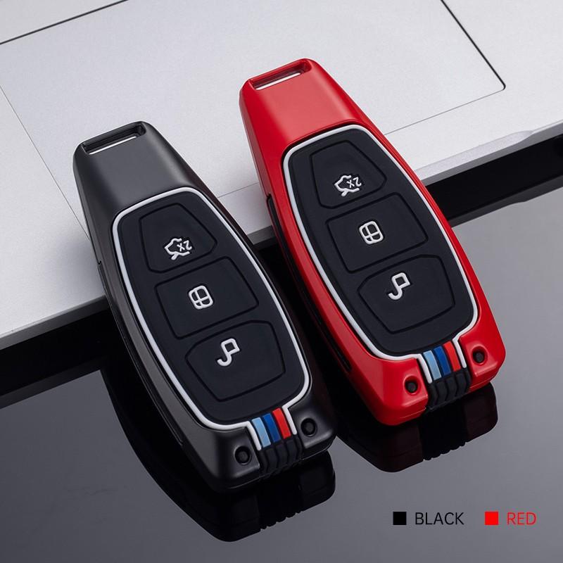 Чехол для ключей UMQCar для Ford Fiesta Focus Mondeo Ecosport Kuga Fob, чехол для дистанционного ключа, защитный чехол, аксессуары, держатель в виде ракушки, брелок