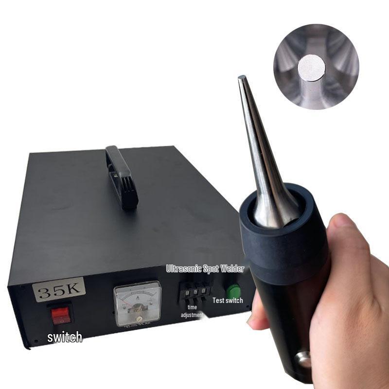 110V 35K Ultrasonic Handheld Fabric Welder & Heat Sealer for Ear Loops