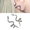 Elegant Snake Coil Earrings Hypoallergenically Alloy Jewelry for Women Unique Twist Design Serpents Ear Accessories