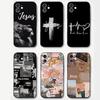 Verse Of The Christian Bible Jesus Phone Case Silicone Soft For IPhone 16 15 14 13 12 11 Plus Pro Max Plus