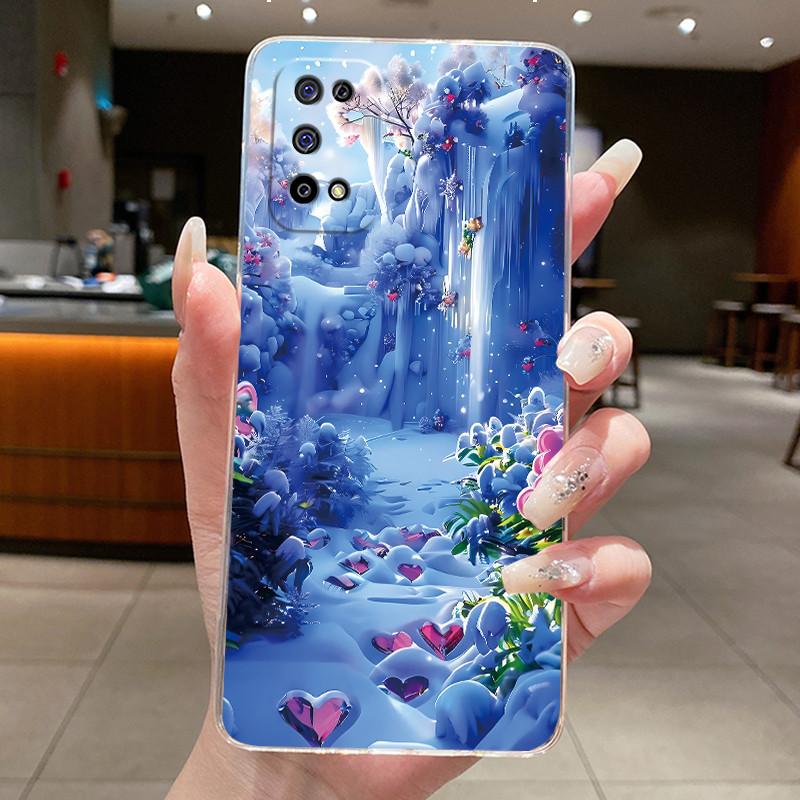 Casing For Realme 7 Pro Case RMX2170 Aesthetic Cute Cat Soft Silicone Transparent Cover For Realme7 Pro 7Pro Phone Case Bumper