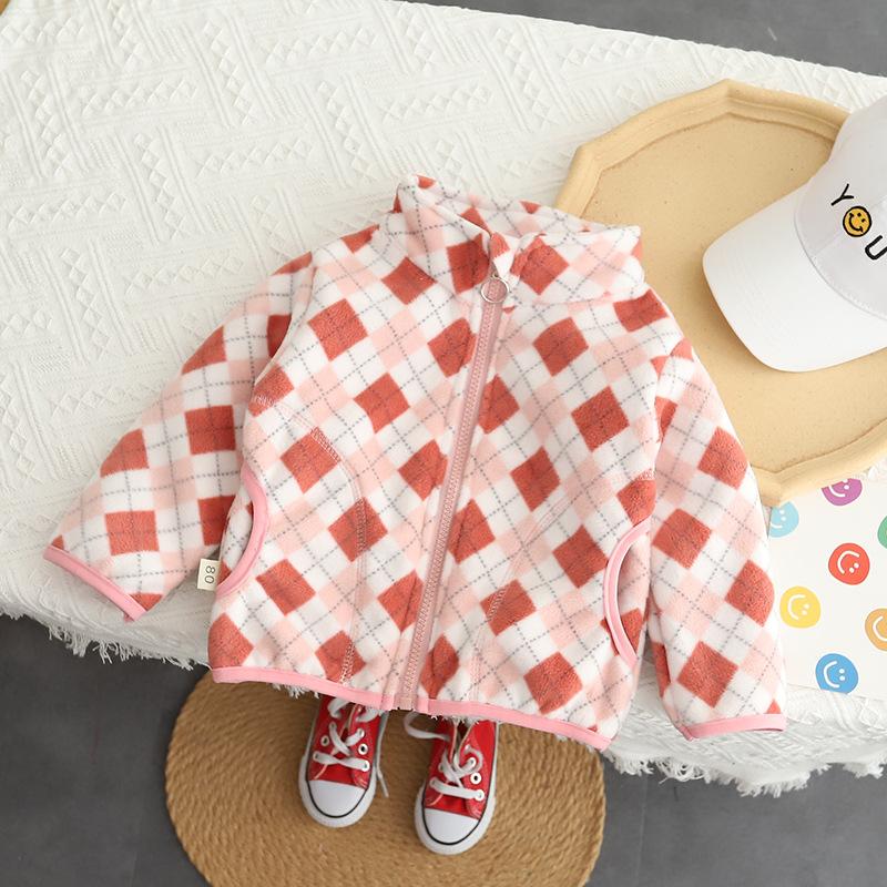 Детское флисовое пальто, весенне-осеннее повседневное пальто для мальчиков и девочек