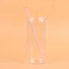 19Cm Long Round Head Glass Straw Eco Friendly Reusable Drinking Straws For Milkshake Smoothies Cocktails Bar Home Accessories