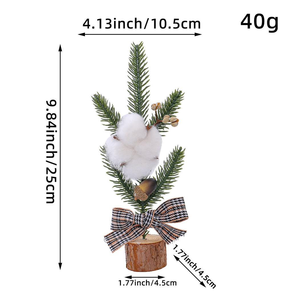 25CM Table Mini Christmas Tree, Small Size Christmas Trees Gift for Kids and Friends, Desktop Christmas Tree, New Year's Tree Decoration