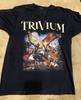 Футболка унисекс Trivium Band Черный Хлопок Все размеры S-5XL Тренд TA759 Футболка унисекс
