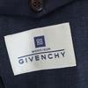 Givenchy 90-е Лен Старый Клетчатый Укороченный Пиджак S древесно-угольный Мужской Б/У