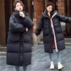 Женский осенне-зимний высококачественный большой пуховик, свободная и толстая куртка с капюшоном