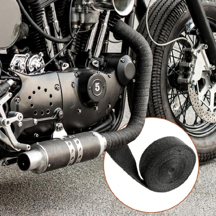 Fiberglass Heat Shield Motorcycle Exhaust Thermal Tape Header Pipe Heat Wrap Tape Thermal Protection Wrap
