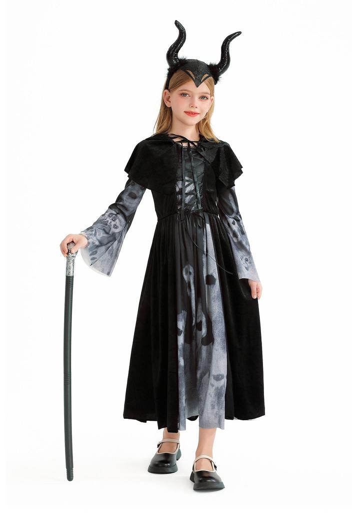 2026 Halloween Costumes for Kids: European & American Styles - Skeleton, Witch, Vampire, Funny Dresses for Girls