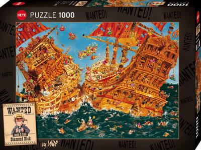 Пазл HEYE из 1000 деталей Разыскивается Бриллиантовый Дик, 50x70см, 30053