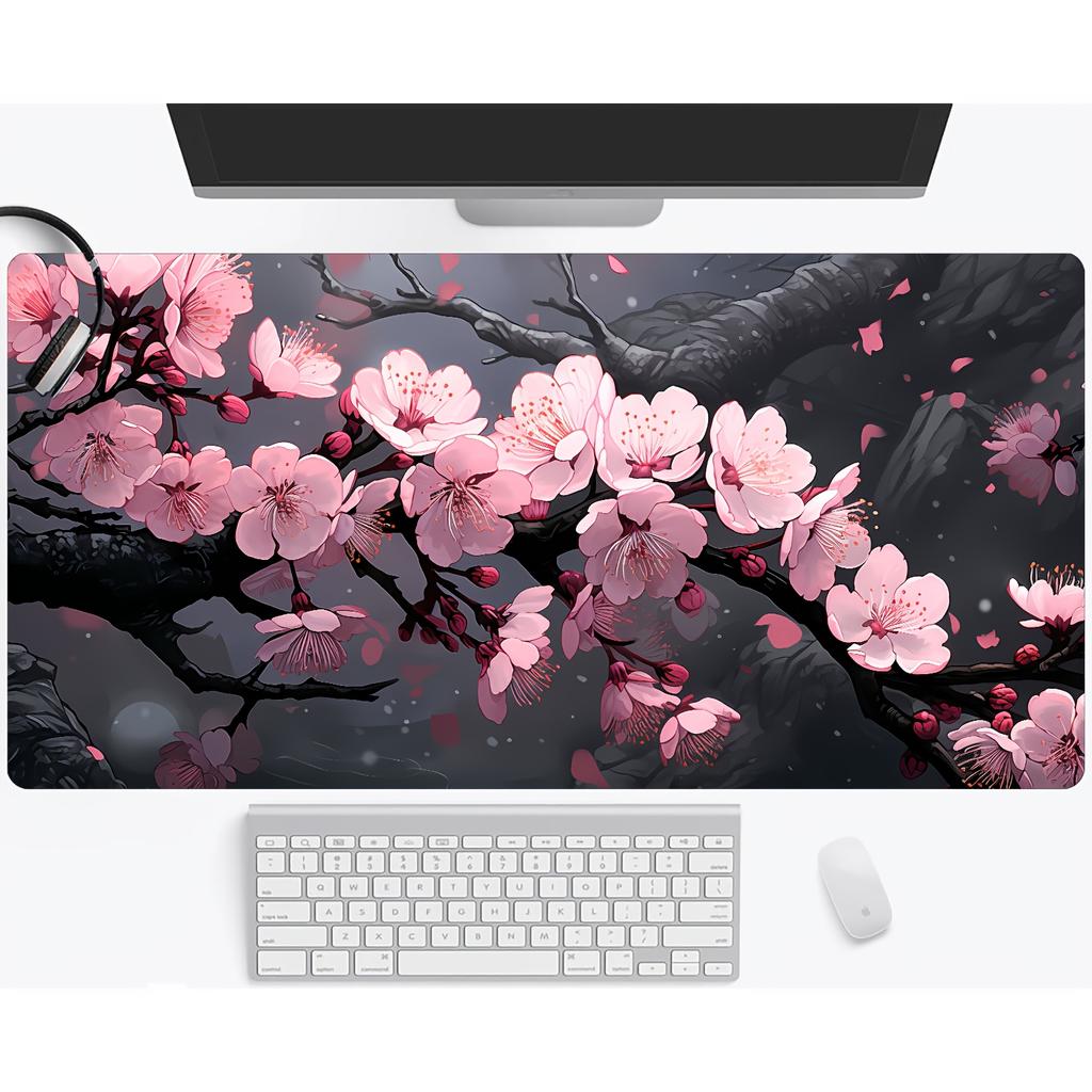 Large Gaming Desk Mat Cloth Mouse Pad Non Slip Rubber Base Mousepad for PC Laptop Office Desk Protector
