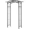 211cm Height Metal Garden Arch Arbor for Wedding Decor for Climbing Plants and Outdoor Decoration