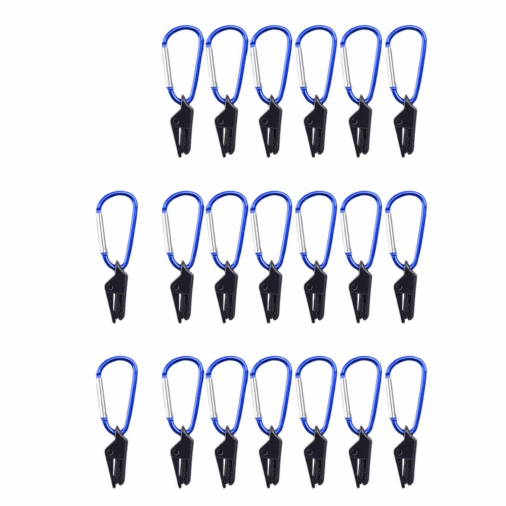 40Pcs Heavy Duty Awning Clamp Windproof Tarpaulin Clips Anti-Wind Tent Clips Outdoor