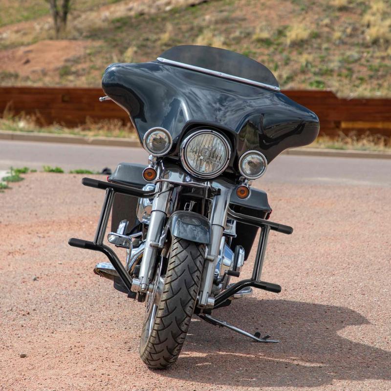 For Harley-Davidson Street Road Glide & Road King Front Bumper Anti-Fall Protection Guard Bar for 1997-2008 Models