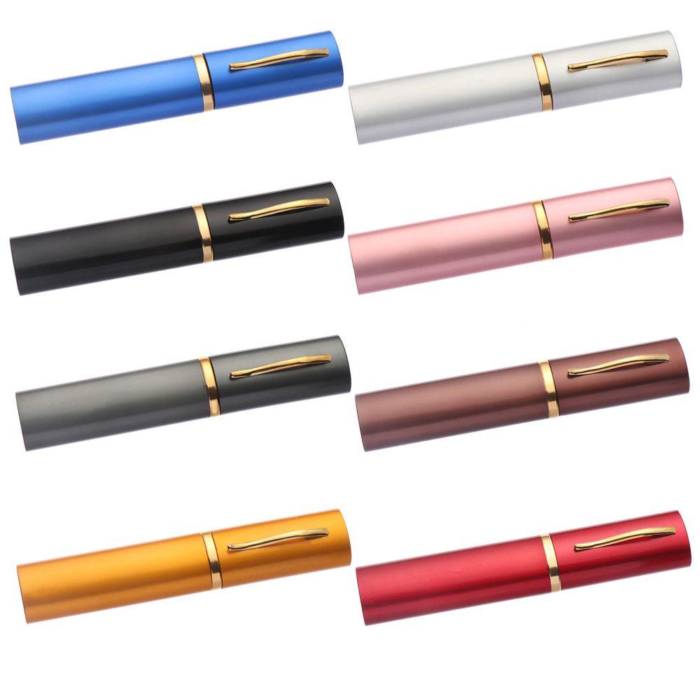 Винтажный металлический держатель для очков Портативная мини-алюминиевая ваза для карандашей Коробка для очков Футляр для очков