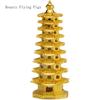 Chinese Style Zinc Alloy Buddha's Tool, Amitabha Buddha's Small Pagoda, Pharmacist Buddha's Herb Ornament Feng Shui Buddhism