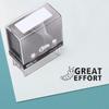 Great Effort Self Inking Rubber Stamp Custom Colop Office Stationary P20 Mini Stamper