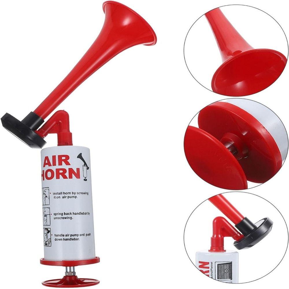 Hand Pump Loud Noise Maker Handheld Alarm Marine Signal Safety Air Pump Horn Graduation