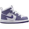 Кроссовки Air Jordan 1 Mid TD Dusty Amethyst для малышей, фиолетово-белые, Court-Purple DQ8425-500