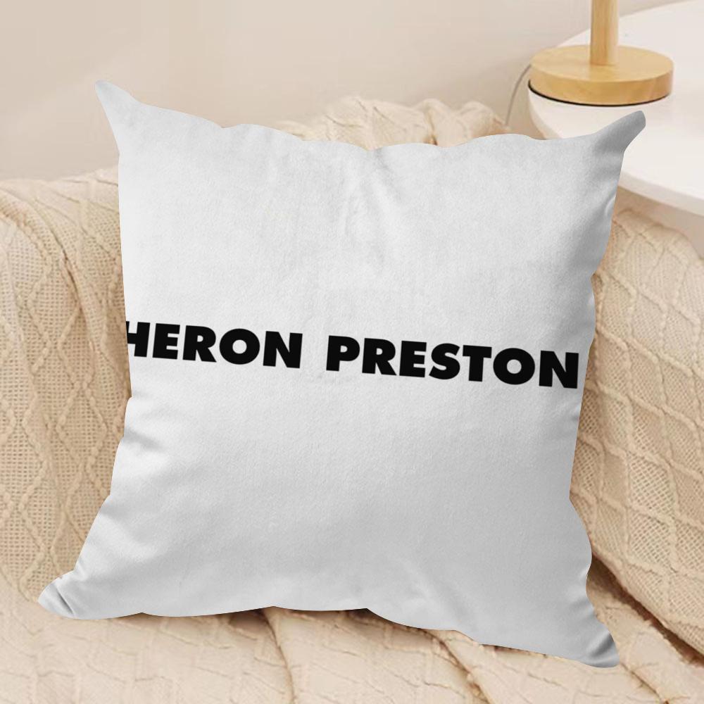 Brand H-Heron Preston Cushion Cover Soft Plush Fabric Double-Sided Printed Sofa Cushion Cover for All Seasons Home Decor Gift