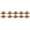 10pcs 4/7mm Hose Mini Plastic Ball Valves Barbed Garden Irrigation Connectors