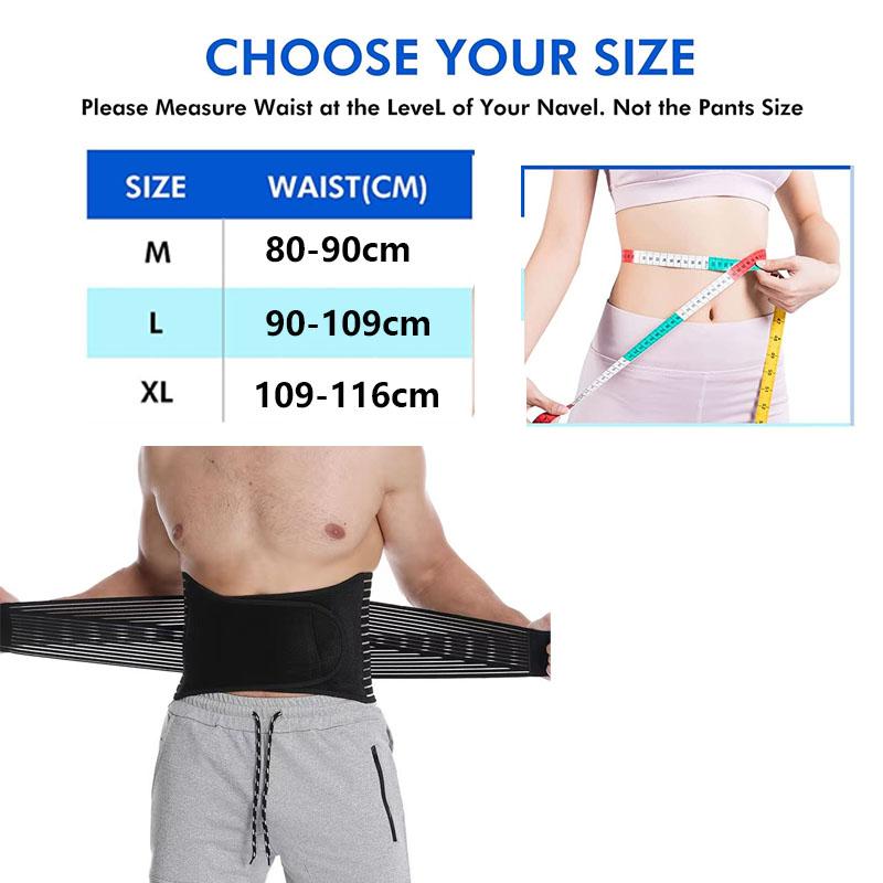 Пояс для поддержки спины и талии, поясничный ортопедический поддерживающий пояс для мужчин и женщин, поддерживающий осанку, плотный нагрудник, декомпрессионная талия