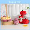 Adorable Second Morning Sweet Potato Apple Plush Keychain Cute Hanging Ornament