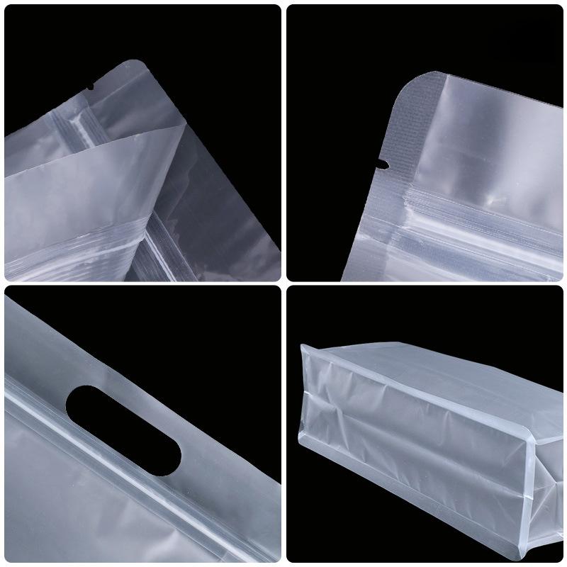 10 шт. Портативная герметичная многоразовая сумка для корма для домашних животных, прозрачная упаковка, сумки для переноски, кухонные принадлежности, свежая упаковка