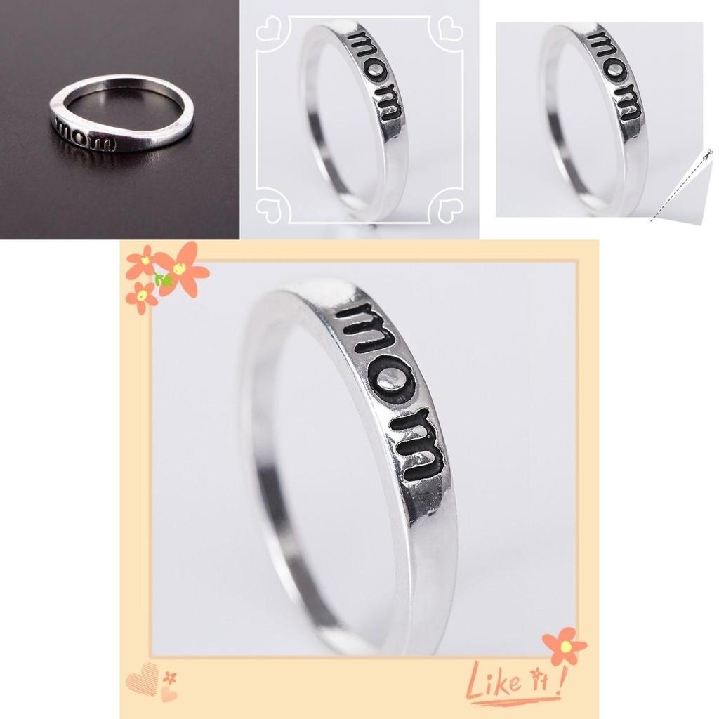 Европейский и американский стиль Мама Мать Папа Кольцо Посеребренный сплав Ювелирные изделия Оптом Подарок на День матери Аксессуары